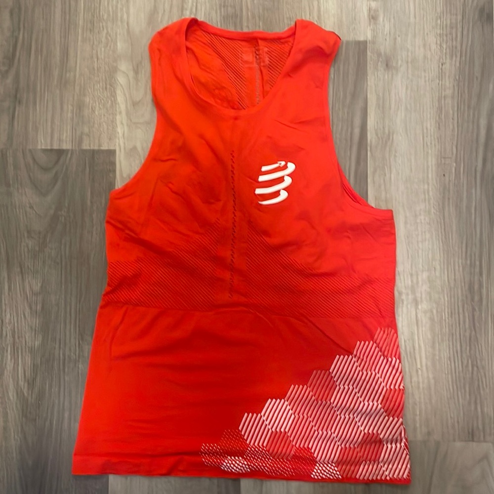 Men’s Compressport running tank/singlet